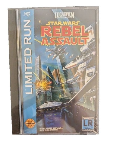 Star Wars Rebel Assault (Sega CD, 1993) Game/Case/Manual | eBay display picture 1