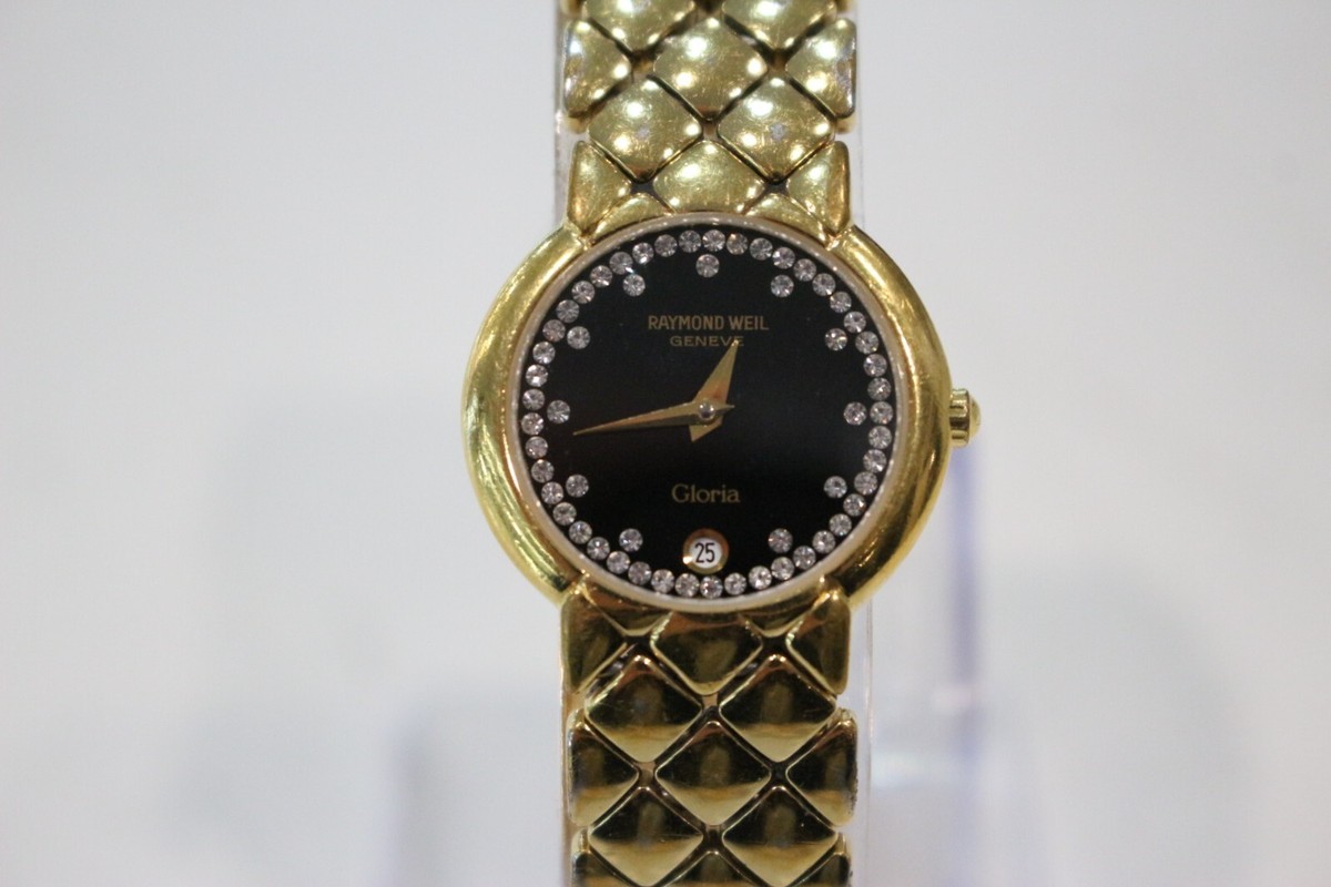 RAYMOND WEIL Gloria 腕時計(クォーツ) Raymond Weil 9131 Gloria 18k Gold Plated Watch | eBay