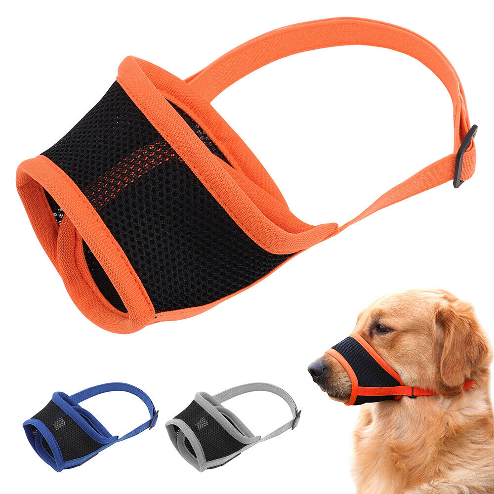 Fashion Adjustable Nylon Dog Muzzle Pet Puppy Mesh Mouth Mask Anti Biting Barking S-XL Fashion Adjustable Nylon Dog Muzzle Pet Puppy Mesh Mouth Mask Anti Biting Barking S-XL