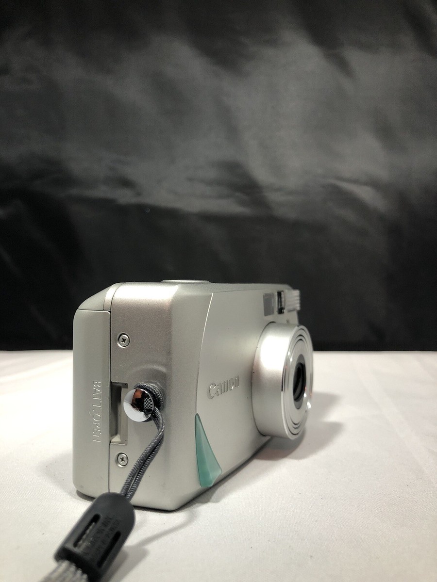 Silver Vintage Canon Sure Shot Z155 35mm Compact Film Camera