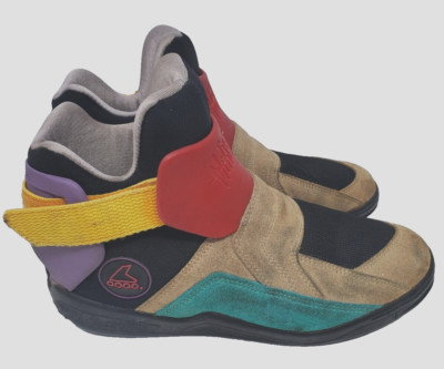 Vintage 1990's Metroblade Rollerblade Inline Skate Shoes Size 7 Multicolor Suede
