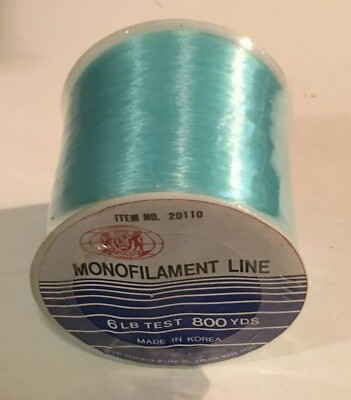 Monofilament Fishing line- 6 lb TEST 800 YDS (MADE IN KOREA) FAST SHIPPING  | eBay
