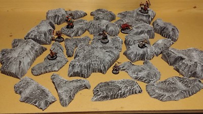 Wargaming Terrain - Large Box Set of Hills Stone Finish