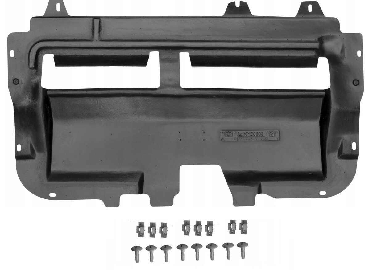 Plaque de protection sous moteur Citroen C2 en polymère renforcé anti-corrosion