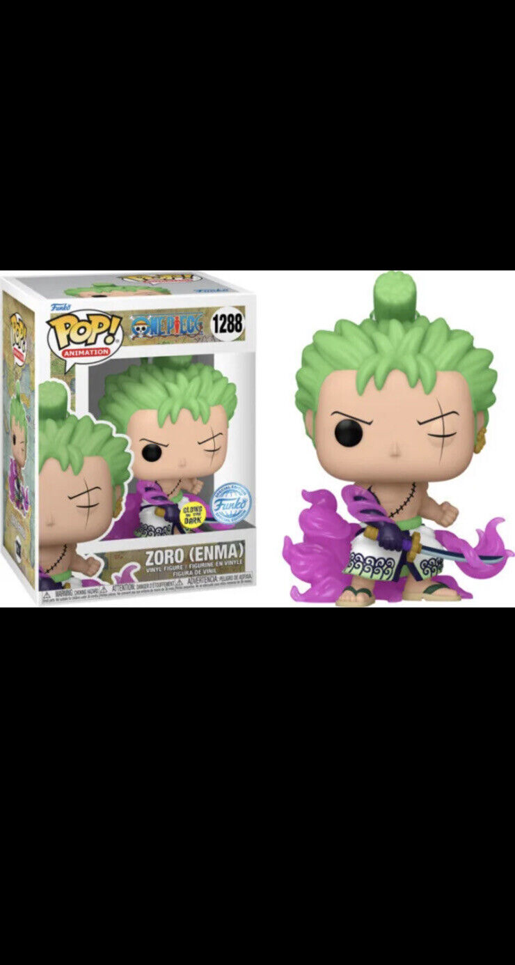 Funko POP! One Piece RORONO ZORO (GITD) & ZORO (ENMA) Vinyl Figure wit —  Beyond Collectibles