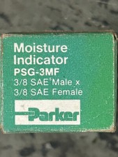 Parker Moisture Indicator PSG-3MF 3/8 Male X 3/8 Female New Old Stock