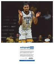 Tony Perkins Iowa Basketball Star signed autographed 8x10 photo ACOA