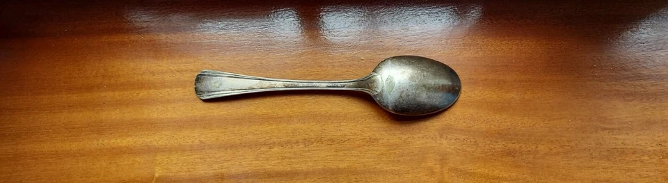 Tenedor y cuchara de plata Art Deco con patrón boreal de la década de 1920 por Christofle Foto 3 de 4