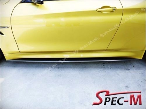 BMW F83 PERFORMANCE SIDE SKIRT CARBON EXTENSION SPOILER ADD ON FOR M4 - Bild 1 von 3