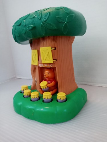 Vintage Walt Disney Productions Winnie Puuh & Freunde Baumhaus Quietschen Pop Up - Bild 4 von 12