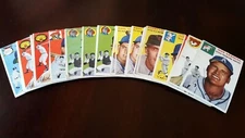 1954 topps baseball cards #1 to #100, complete your set