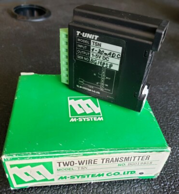 M-System Two-Wire Transmitter TSN - 4-20 ADC 1-5v DC
