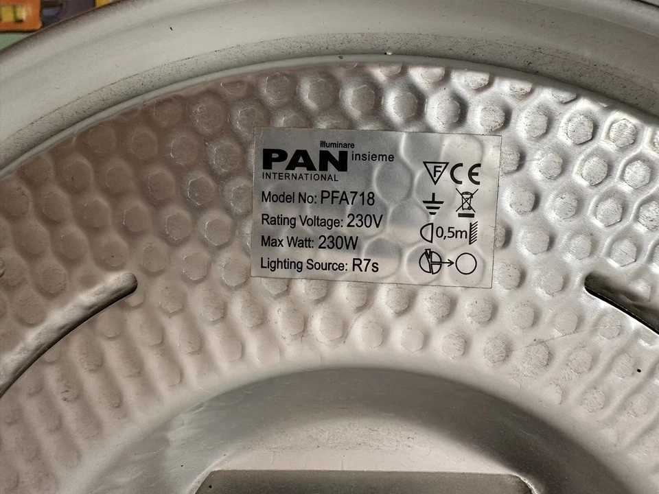 Piantana Lampada da terra PAN Regolabile - Lampade R7s - in parte da sistemare - Immagine 3 di 4