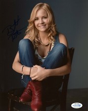 Britt Robertson Sexy Autographed Signed 8x10 Photo ACOA