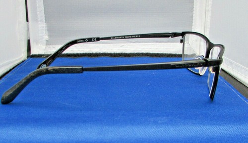 Genuine Gargoyles Mens Ellsworth Black Eyeglasses (56-16-145) with Hard Case New - Picture 4 of 9
