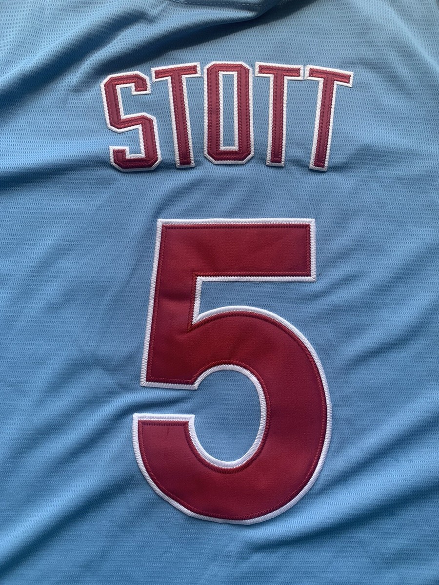 NWT Nike Men’s Bryson Stott Phillies Powder Blue Jersey Size 2XL XXL