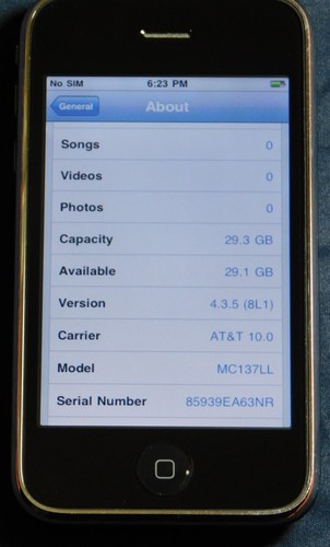 Apple iPhone 3GS 32GB (AT&T) A1303 (GSM) Black w/ Original Box - Picture 10 of 23
