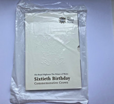 Royal Mint Coin Pack Prince Charles 60th Birthday 2008 Five 5 Pound Coins SEALED