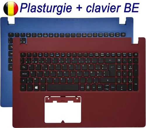 Plasturgie avec Clavier Belge AZERTY pour ACER Aspire 3 - A315-31 / A315-51