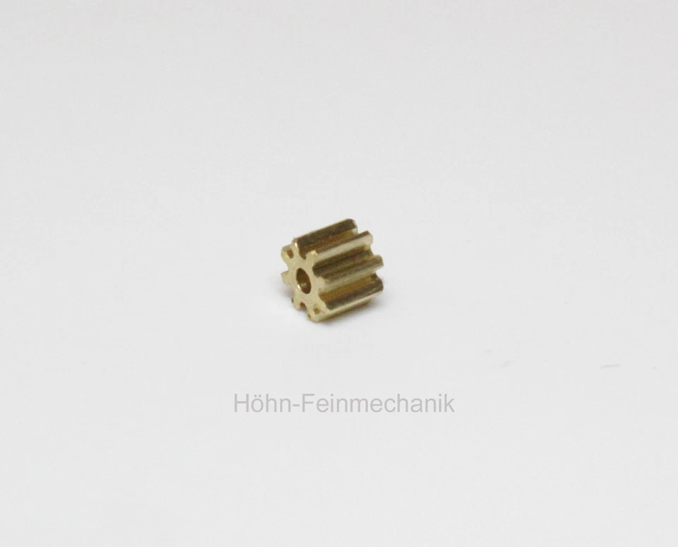 HÖHN-MODELLBAU Stirnzahnrad, Zahnrad Modul 0,4, aus Messing, 10 Zähne