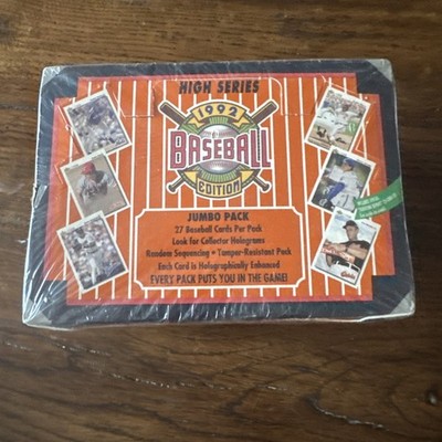 1992 Upper Deck Baseball  Cards Premiere Jumbo Box (Find The Williams)  NEW SEAL