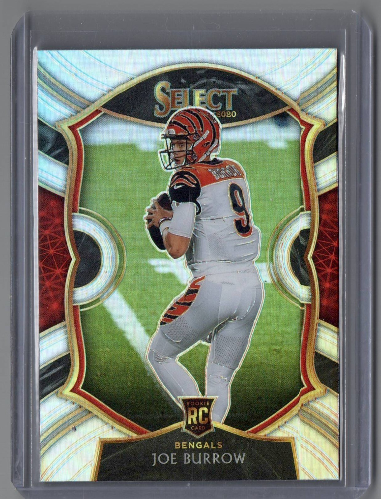 2020 Panini Select Concourse Joe Burrow #46 Silver Prizm (RC)