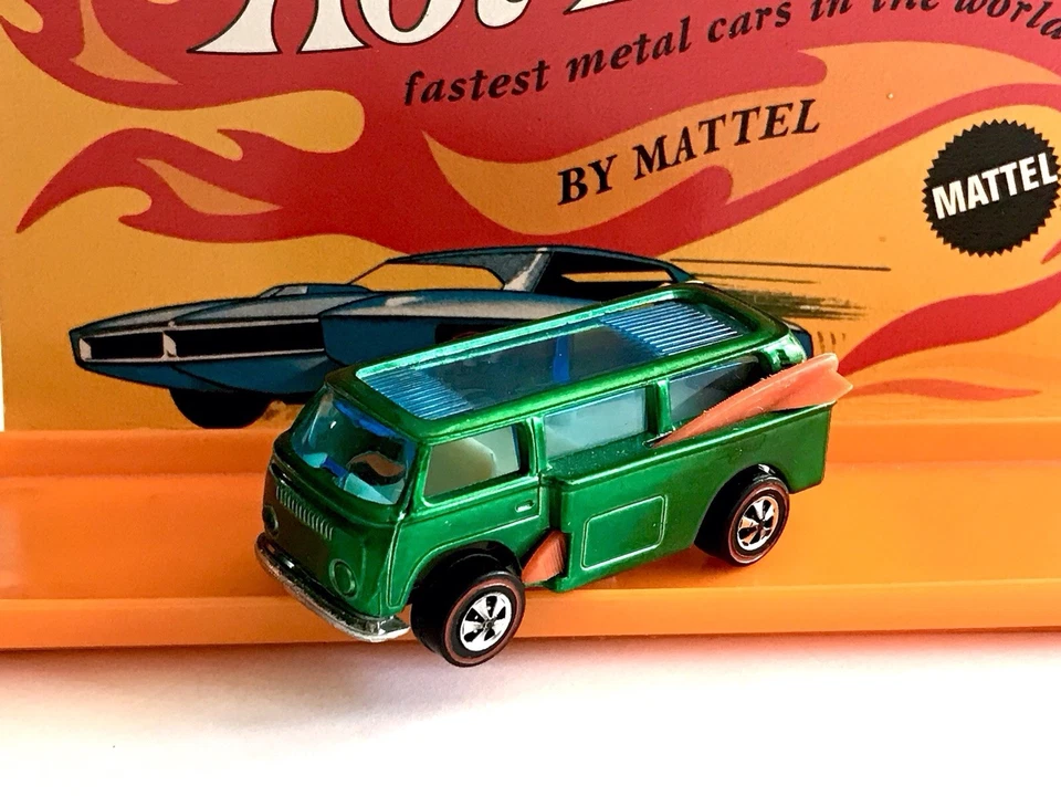 Hotwheels Redline Volkswagen Beach Bomb 1969 H.K. Verde Original 🟢 Foto 4 de 4