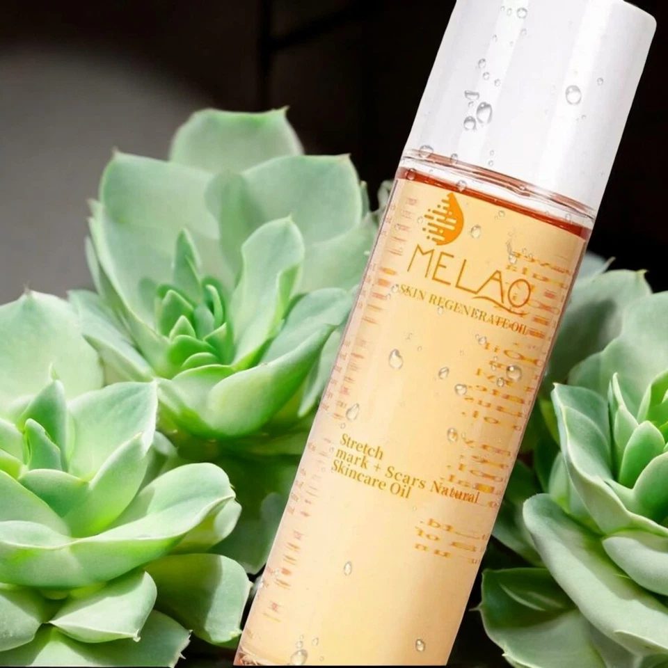 MELAO Skin Regenerate Oil Stretch Mark & Scars Natural Skincare Oil 2 Pack 125ml