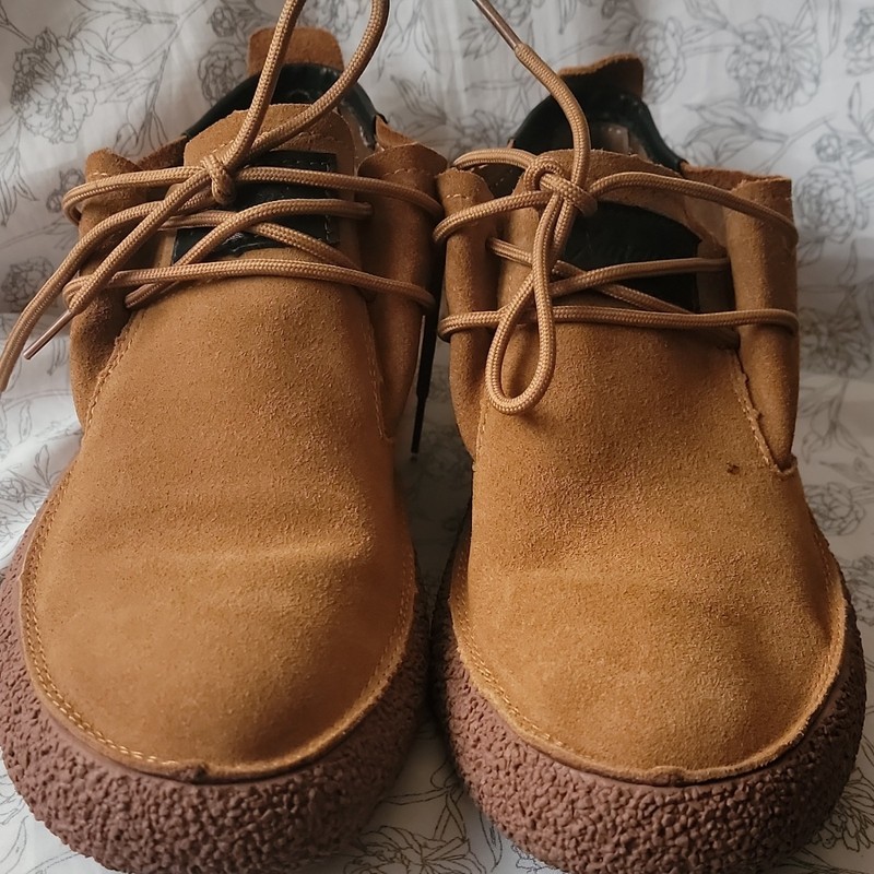 Brown Bullhide Leather Chukka Boots Lace Up Men's Size 10 Ankle Casual