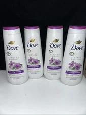 PACK OF 4-DOVE MORNING BLOSSOM  BODY WASH Limited Edition 20oz