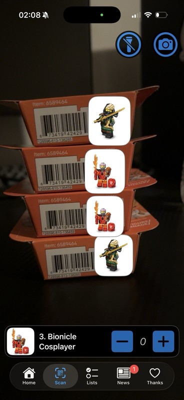 LEGO Series 29 (71052) 4 Minifigures Brand New Bionicle Cosplayer/Ronin