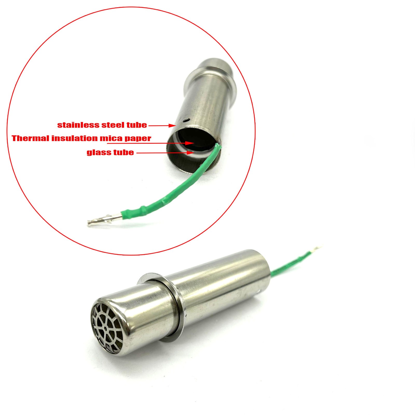 Hot air gun Heating core steel tube handle shell adapter for ATTEN 850 852D 850D