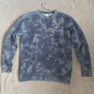 VANS Pullover Blau/Lila Rundhals Logo Langarm S Herren