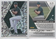 2021 Panini Mosaic Quick Pitch Silver Prizm Daulton Jefferies #279 Rookie RC