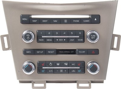 2011-2012 Lincoln MKT Multimedia Temperature Control Panel Model ID BE9T18A802AD