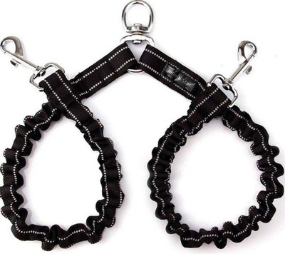 Double Dog Leash No Tangle Coupler 2 Dog Tangle Free Dog Splitter Tandem for ...