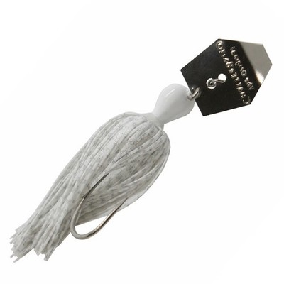 ChatterBait Bladed Jig Fishing Lure 3/8 oz White Bass Bait