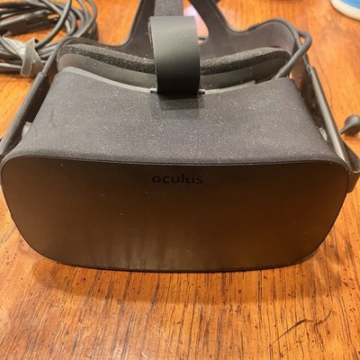 Oculus Rift CV1 VR Headset w/ Controllers & 3 Sensors, Untested Read Description