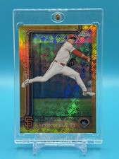 Topps Chrome Tyler Fitzgerald Gold Logofractor /50 San Francisco Giants #30