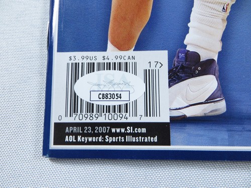 Dirk Nowitzki Signed Autographed Magazine Sports Illustrated 2007 JSA CB83054 - Picture 3 of 3