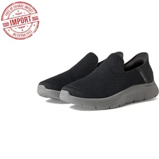 SKECHERS Go Walk Flex No Hands, Hands Free Slip-Ins Dark Gray, D - Medium -Men's
