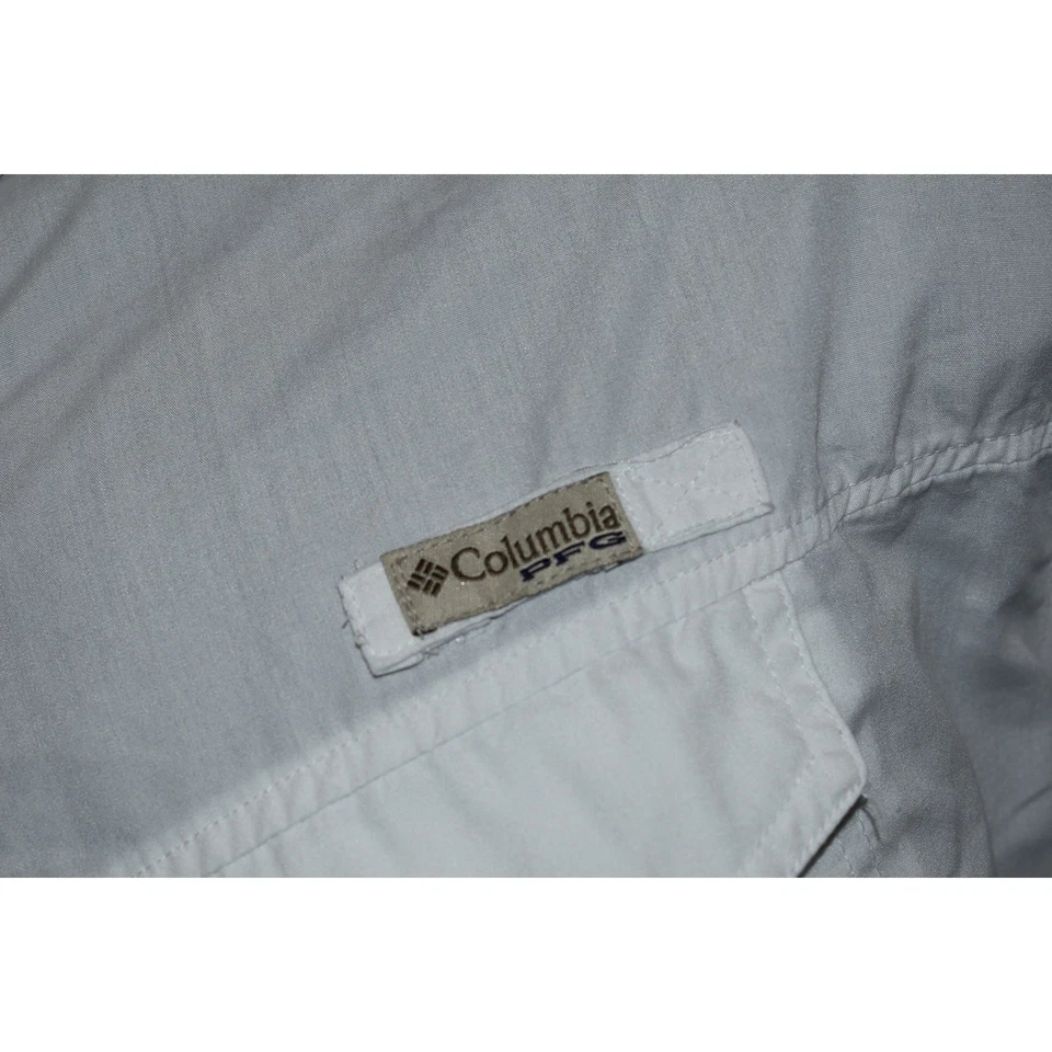 Camisa Columbia PFG Performance Equipo de Pesca para Hombres 3XL Blanca Ventilada Foto 3 de 4