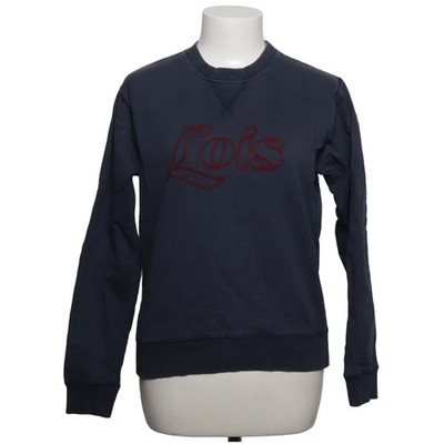 Lois Knitwear, Sweatshirt, Größe: S, Blau/Rot, Baumwolle, Print, Damen #x3F