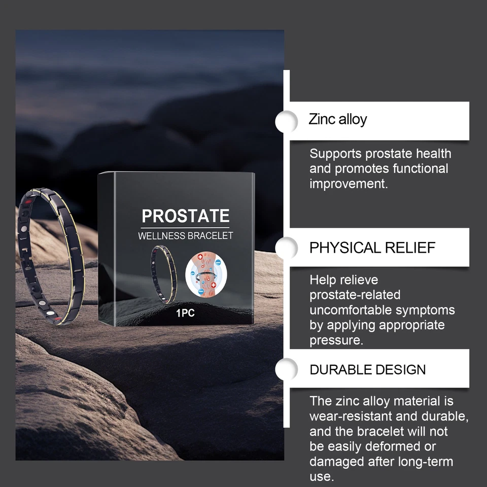 Magnetic Bracelet Energy Healing Men's Prostate Wellness Therapy Energy Healing - Image 4 of 4