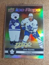 John Tavares/Carlton The Bear 2023-24  MVP Hockey Ice Reps GOLD #IR-19