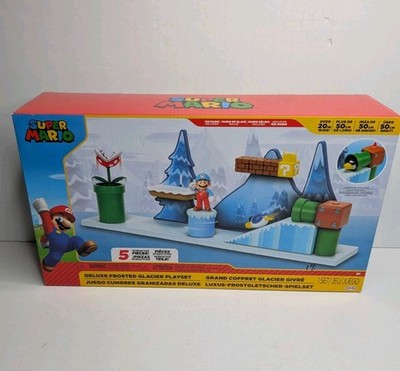 Super Mario Deluxe Frosted Glacier Playset New In Sealed Box Toy Jakks Nintendo