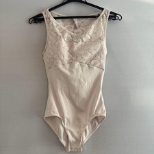 Chacott Ballet Leotard No-Sleeve Lace Dress for Dance Performance