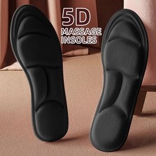 5D Shoe Insoles for Men Women Memory Foam Breathable Shoe Inserts Sports Insoles