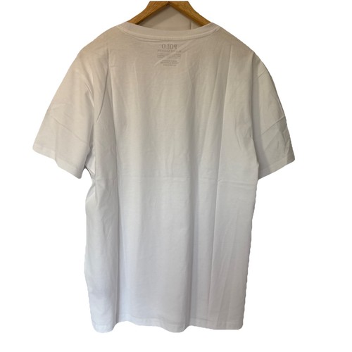 Polo Ralph Lauren Crew Neck Men's Short Sleeve Cotton T-Shirt White XX-Large - Picture 2 of 3