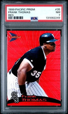 1999 Prism Frank Thomas Red Pacific #35 PSA 7 POP 1 HIGHEST GRADE